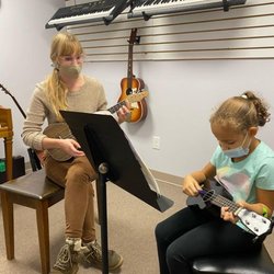 Lakewood Music Academy - Student learning ukulele at Lakewood Music Academy in Lakewood, OH