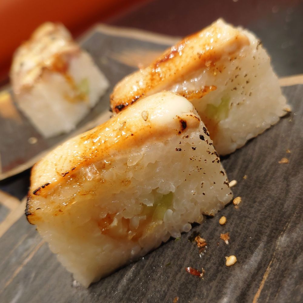 Sushi%AYCE/All You Can Eat - Torched roll (salmon) - Sushi Bars Near Me - Seattle, Washington Sushi%AYCE/All You Can Eat - Torched roll (salmon) - Sushi Bars Near Me - Seattle, Washington
