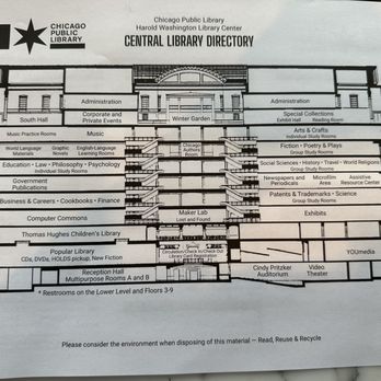 Harold Washington Library Center - Chicago Public Library - Libraries Near Me - Chicago, Illinois Harold Washington Library Center - Chicago Public Library - Libraries Near Me - Chicago, Illinois