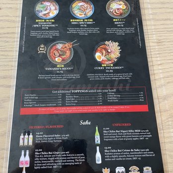 Tamashi Ramen Robata - Menu - Ramen Near Me - Houston, Texas Tamashi Ramen Robata - Menu - Ramen Near Me - Houston, Texas