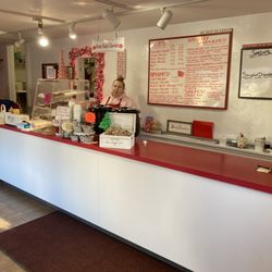 Interior of shop.