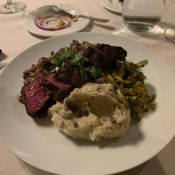 The Beaumont Inn - Grilled Elk loon mashed potato and mushroom - Hotels Near Me - Dallas, Pennsylvania The Beaumont Inn - Grilled Elk loon mashed potato and mushroom - Hotels Near Me - Dallas, Pennsylvania