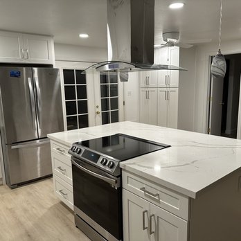 KRC Services - a modern kitchen with stainless steel appliances - Cabinetry Near Me KRC Services - a modern kitchen with stainless steel appliances - Cabinetry Near Me