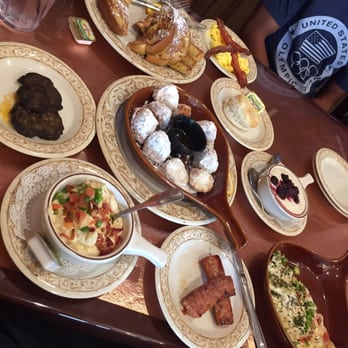 Another Broken Egg Cafe - I guess you could say we were hungry! Everything was delicious!! - Breakfast & Brunch Near Me - Pearland, Texas