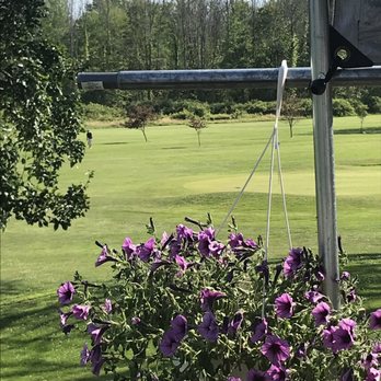 The Lucy Goose - purple flowers in a hanging basket - Bars Near Me - Angola, New York The Lucy Goose - purple flowers in a hanging basket - Bars Near Me - Angola, New York
