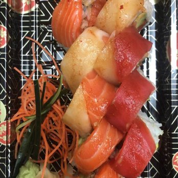 A&A Sushi - Spicy Rainbow roll - Japanese Near Me - Boca Raton, Florida A&A Sushi - Spicy Rainbow roll - Japanese Near Me - Boca Raton, Florida