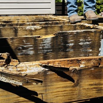 Freeport Building and Preservation - Deck joist- needed to be replaced due to water damage. - General Contractors Near Me Freeport Building and Preservation - Deck joist- needed to be replaced due to water damage. - General Contractors Near Me