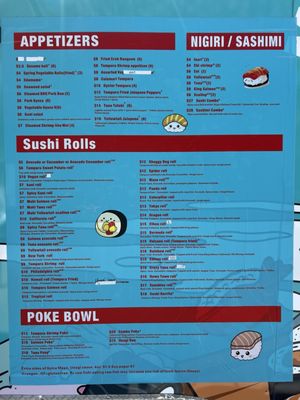 Menu photo 1 Maki Maki Sushi Bend, OR Menu photo 1 Maki Maki Sushi Bend, OR