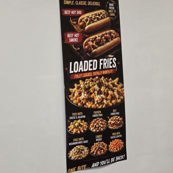 Quick Bite Grill - Posters with items from the main menu are posted on one of the walls. - Burgers Near Me - Roanoke, Virginia Quick Bite Grill - Posters with items from the main menu are posted on one of the walls. - Burgers Near Me - Roanoke, Virginia