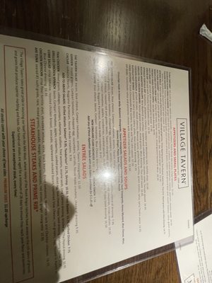 Menu photo 4 Village Tavern Greensboro, NC Menu photo 4 Village Tavern Greensboro, NC