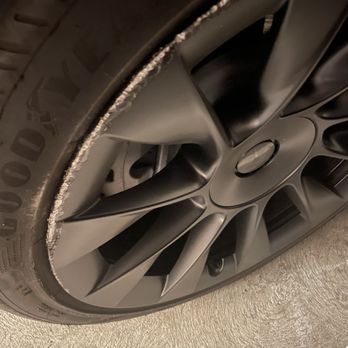 Resurrect Wheel Recon - Curb rash of my Tesla rim - Wheel & Rim Repair Near Me
