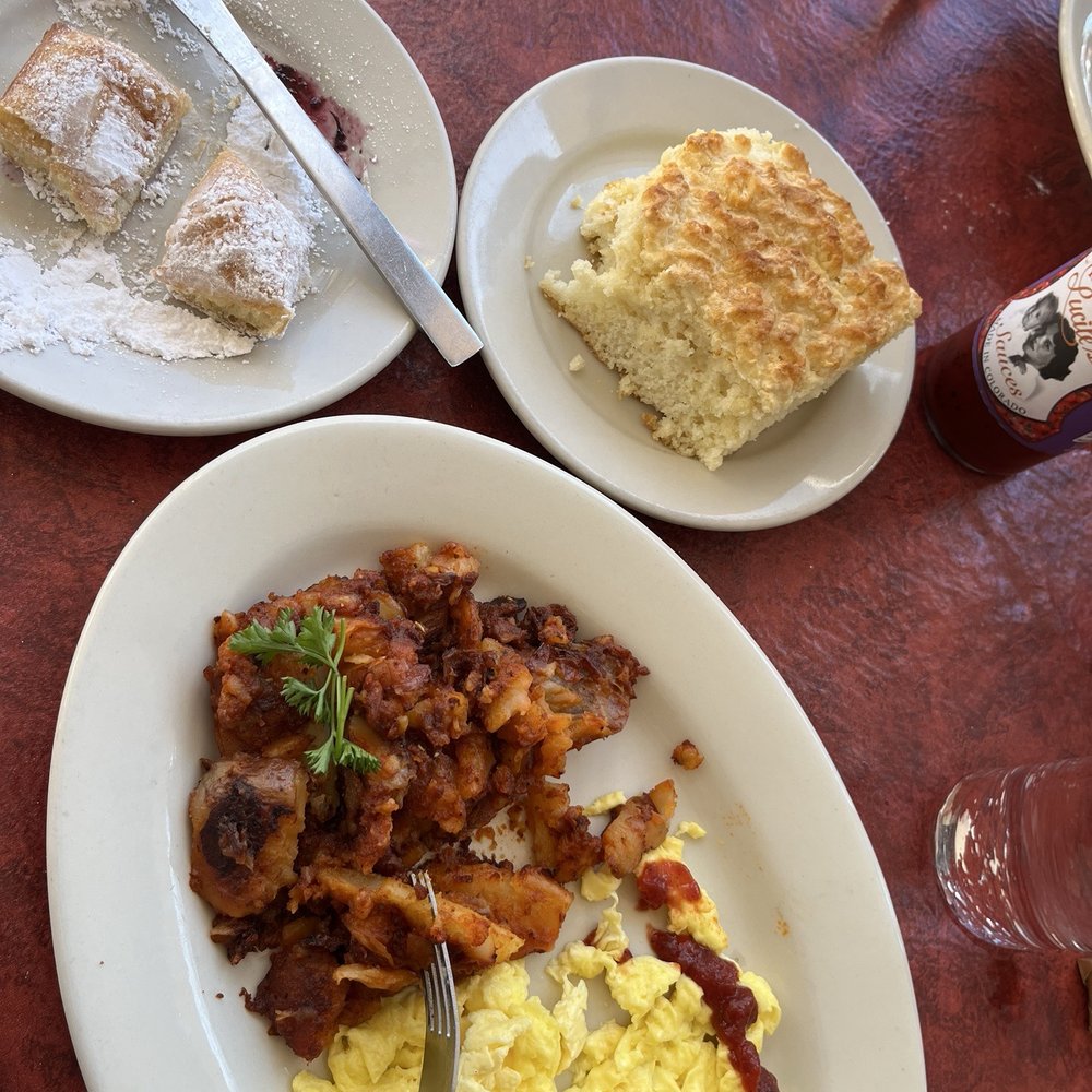 Eggs Eisenhower and Beignet