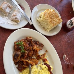 Eggs Eisenhower and Beignet