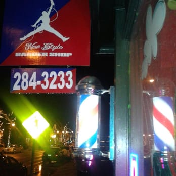Jordan's New Style - The outside of Jordan New Style Barbershop at night. New logo! - Barbers Near Me - Wakefield, Rhode Island Jordan's New Style - The outside of Jordan New Style Barbershop at night. New logo! - Barbers Near Me - Wakefield, Rhode Island