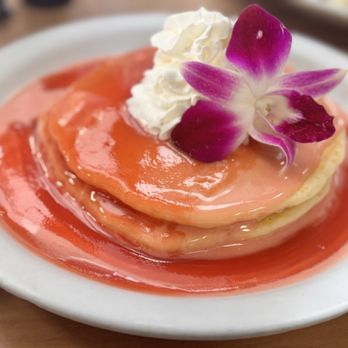 Cinnamon's Restaurant - Guava chiffon pancakes - Pancakes Near Me - Kailua, Hawaii Cinnamon's Restaurant - Guava chiffon pancakes - Pancakes Near Me - Kailua, Hawaii