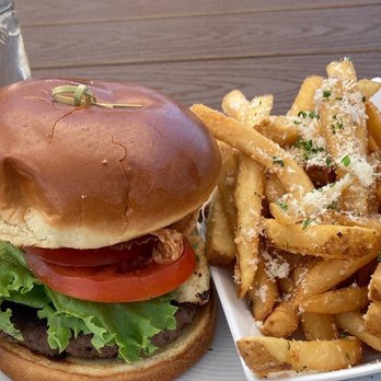 The Hotel Zamora - Lunch on the patio was a great burger and truffle parm fries. - Hotels Near Me - St. Pete Beach, Florida
