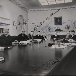 RR Auction - JFK and his cabinet on display at RR Auction