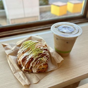 CoffeeShop - rosewater pistachio croissant, thai breakfast drink - Coffee & Tea Near Me - San Francisco, California CoffeeShop - rosewater pistachio croissant, thai breakfast drink - Coffee & Tea Near Me - San Francisco, California