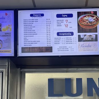 Kasalta - Menu - Spanish Near Me - San Juan, Puerto Rico