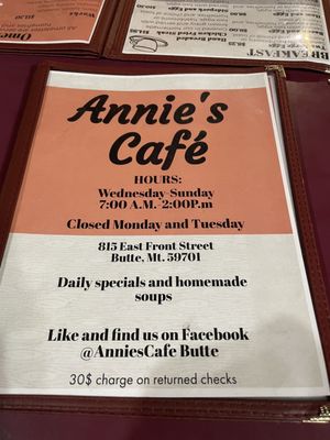Annie's Cafe by null