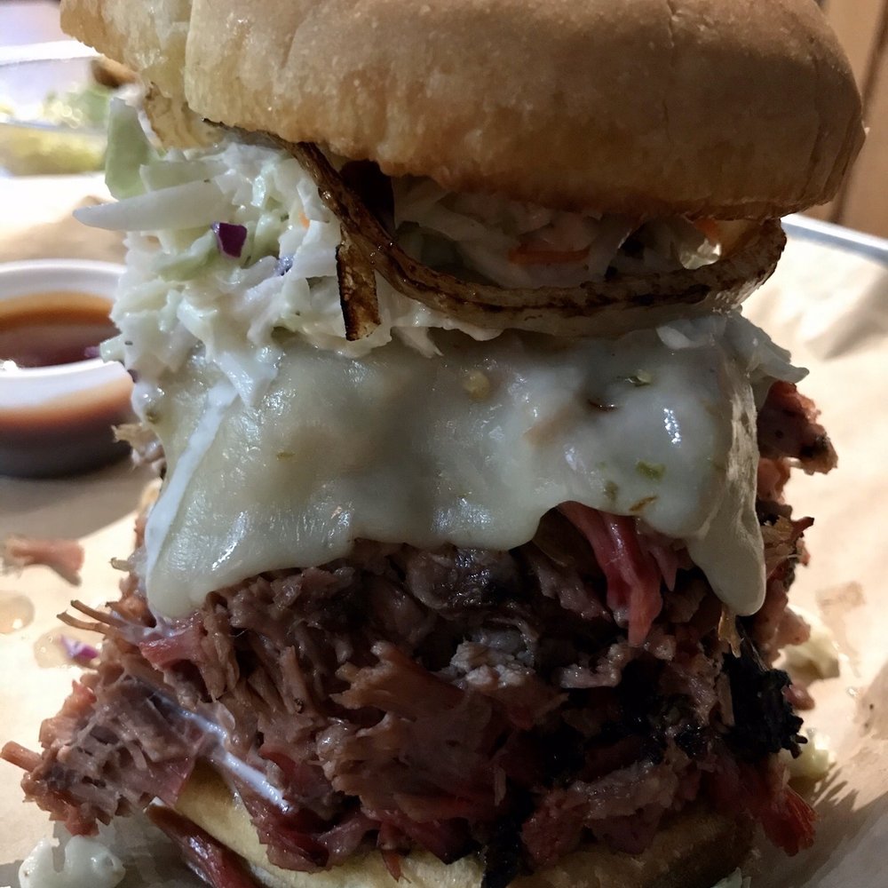 Hog Wild Bar-B-Que - Angry Pit Master is one humongous DELICIOUS sandwich! - Barbeque Near Me - Placerville, California Hog Wild Bar-B-Que - Angry Pit Master is one humongous DELICIOUS sandwich! - Barbeque Near Me - Placerville, California