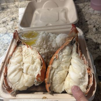 Ray's Café - Last weeks order: ribeye steak done medium rare and lobster tails. - American Near Me - Honolulu, Hawaii Ray's Café - Last weeks order: ribeye steak done medium rare and lobster tails. - American Near Me - Honolulu, Hawaii