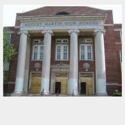 August Martin High School - Front entrance