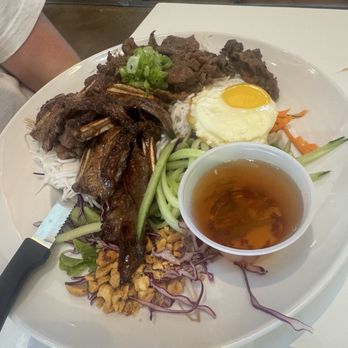 Sip Pho - Vermicelli with lemongrass beef and beef short ribs - Vietnamese Near Me - Austin, Texas Sip Pho - Vermicelli with lemongrass beef and beef short ribs - Vietnamese Near Me - Austin, Texas