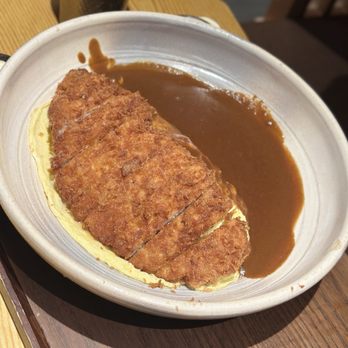 Tendon Kohaku - Pork katsu curry Omurice - Japanese Near Me - Bellevue, Washington Tendon Kohaku - Pork katsu curry Omurice - Japanese Near Me - Bellevue, Washington