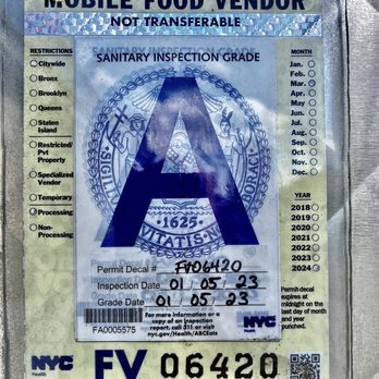 Halal Cart - identification of food vendor - Food Trucks Near Me - Brooklyn, New York