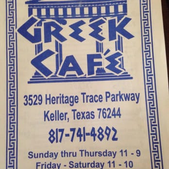 Greek Cafe - Greek Near Me - Keller, Texas