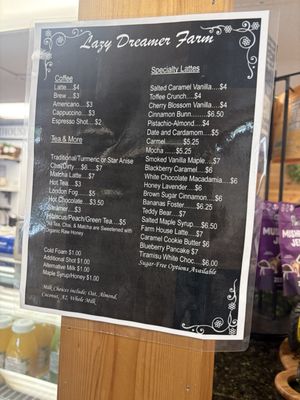Menu photo 2 Lazy Dreamer Farm Finleyville, PA