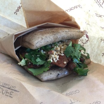L'uxweet - House BBQ pork on black sesame bun - Bakeries Near Me - Tustin, California L'uxweet - House BBQ pork on black sesame bun - Bakeries Near Me - Tustin, California