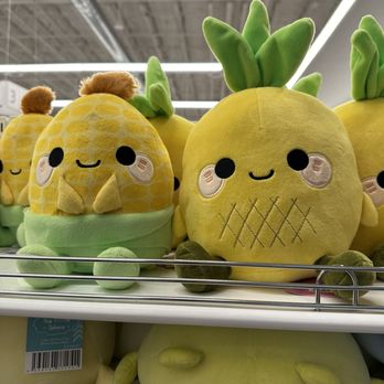 Daiso - Cute corn and pineapple plushies - Department Stores Near Me - Menifee, California