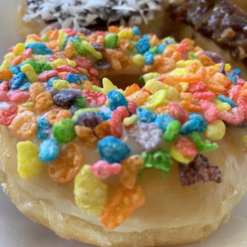 Donut Worry - Fruity Pebbles Donut - Donuts Near Me - Lawrenceville, Georgia