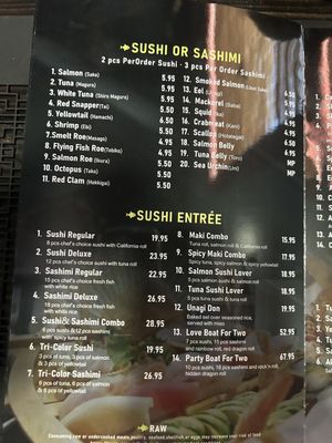 Menu photo 2 Sora Sushi & Steakhouse Clinton, TN Menu photo 2 Sora Sushi & Steakhouse Clinton, TN