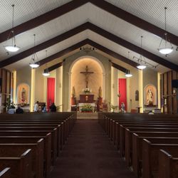 St Rose Catholic Church - Pentecost Sunday! ~150 people in attendance