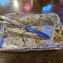 The "after" picture from inhaling the Italian Beef Sandwich....go get ya one! The "after" picture from inhaling the Italian Beef Sandwich....go get ya one!