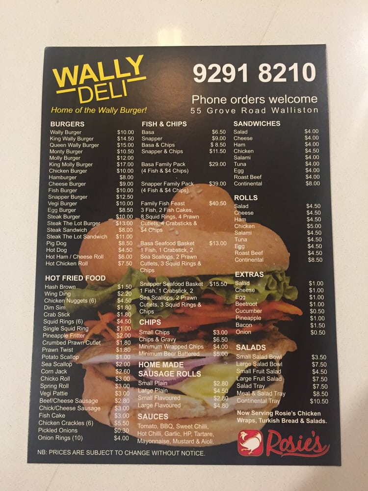 WALLISTON DELI - Updated June 2026 - 55 Gr Rd, Walliston Western ...