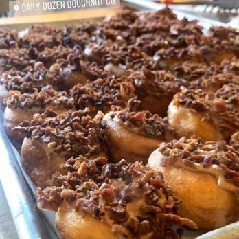 Daily Dozen Doughnut - Maple Bacon - Bakeries Near Me - Seattle, Washington