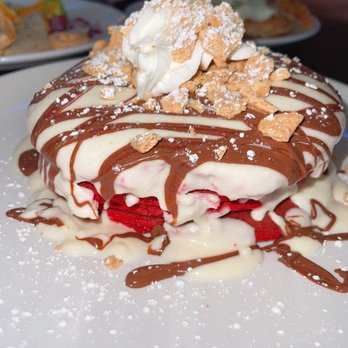 Eggstasy - Nutella Red Velvet Pancakes - Breakfast & Brunch Near Me - Chandler, Arizona Eggstasy - Nutella Red Velvet Pancakes - Breakfast & Brunch Near Me - Chandler, Arizona