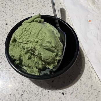 Aji Sushi - Green tea ice cream - Japanese Near Me - Sacramento, California