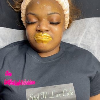 Styl N Lux Cafe - 24K Gold Facial with Lip Treatment - Hair Salons Near Me - New Rochelle, New York Styl N Lux Cafe - 24K Gold Facial with Lip Treatment - Hair Salons Near Me - New Rochelle, New York