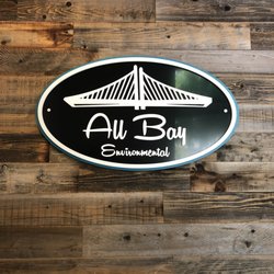 All Bay Environmental - New office lobby sign.