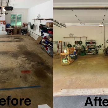 Clifton Cleaning - Garage wash Before and After - Pressure Washers Near Me