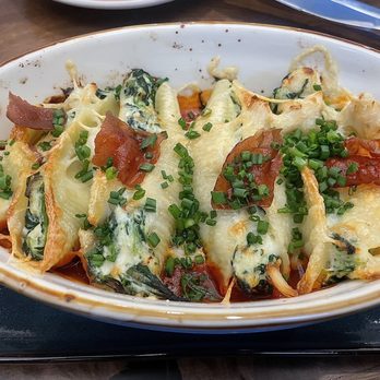 Sorella's - Conchiglioni- stuffed shells with crab meat - Italian Near Me - Virginia Beach, Virginia