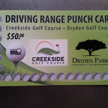 Dryden Park Golf Course - Driving Range Punch Card - Good for 10 large buckets or 20 small buckets - Golf Near Me - Modesto, California Dryden Park Golf Course - Driving Range Punch Card - Good for 10 large buckets or 20 small buckets - Golf Near Me - Modesto, California