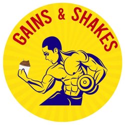 Gains and Shake - Our logo