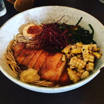DOMU - Tokyo ramen with grilled corn. It was amazing! - Ramen Near Me - Orlando, Florida DOMU - Tokyo ramen with grilled corn. It was amazing! - Ramen Near Me - Orlando, Florida