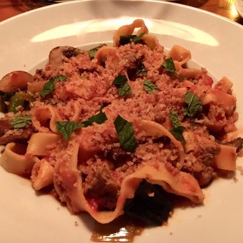 The Blue Point - House made pasta with house made lamb sausage - delicious! - New American Near Me - Duck, North Carolina The Blue Point - House made pasta with house made lamb sausage - delicious! - New American Near Me - Duck, North Carolina